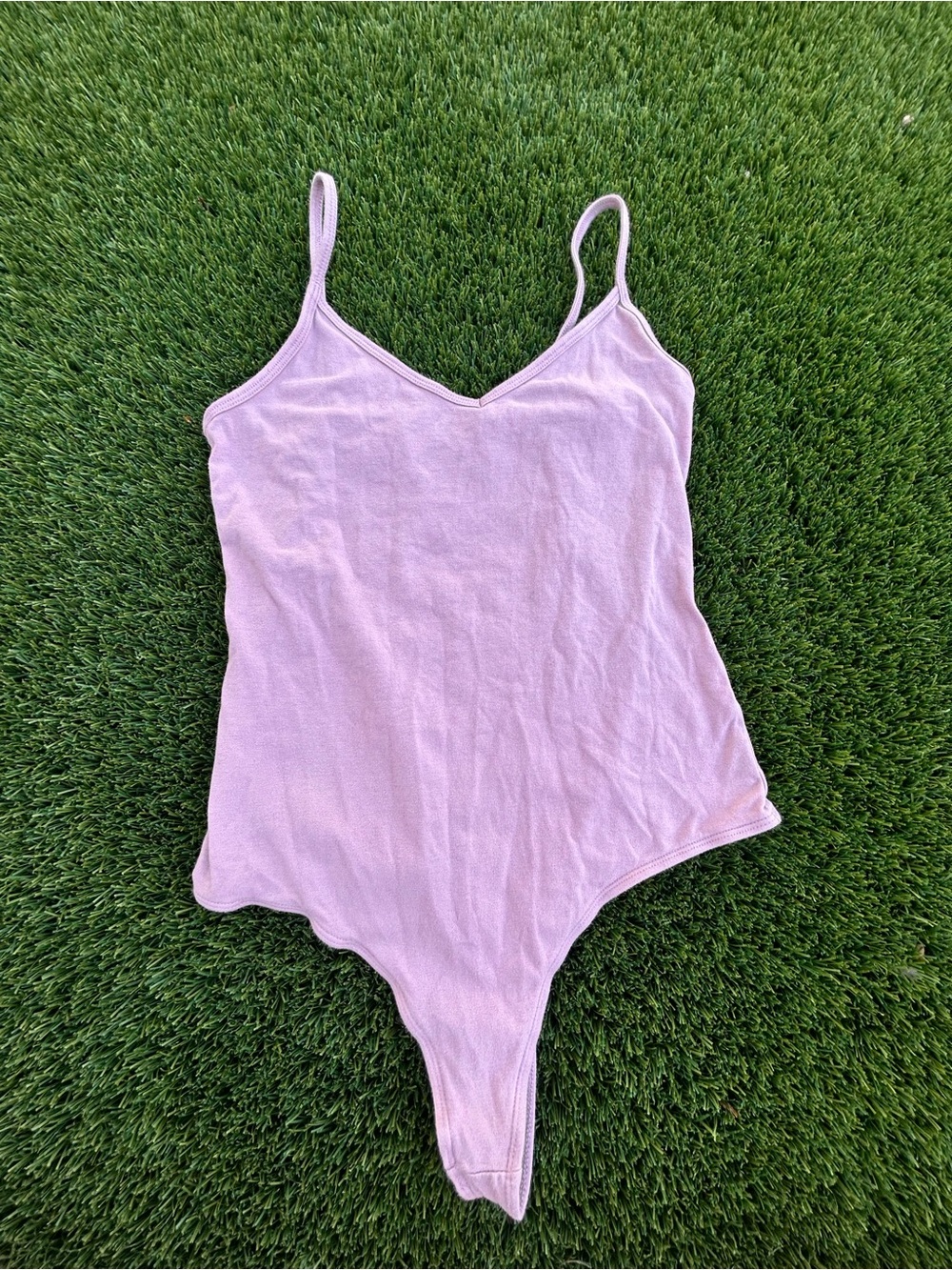 Pacsun Women’s Lightweight Spaghetti Strap One-Piece in dusty mauve